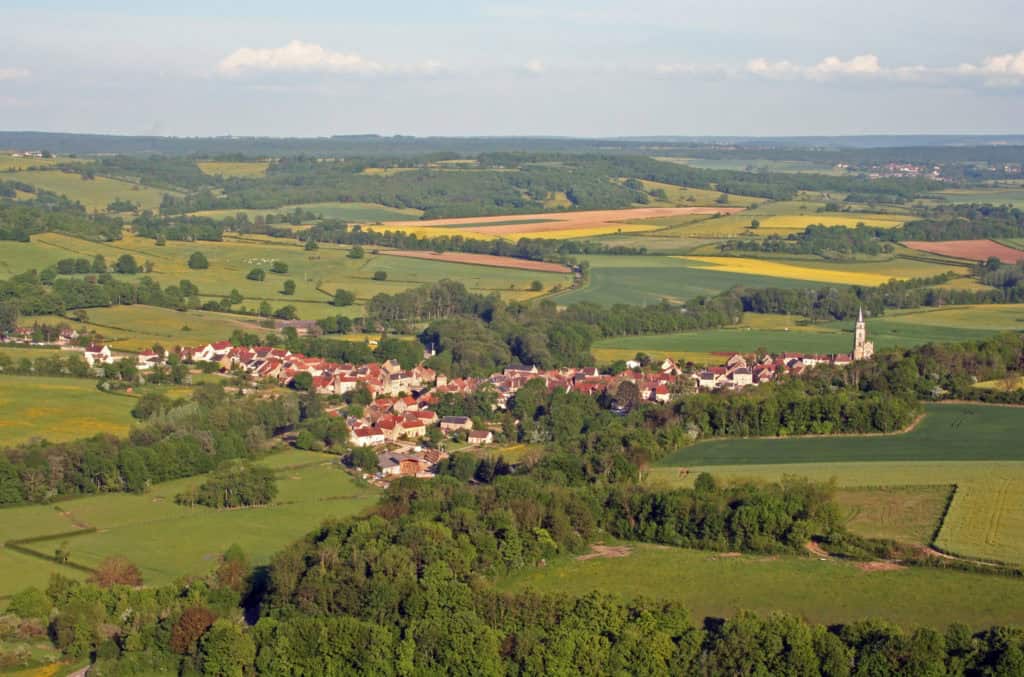 the village of saint père sous vézelay in burgundy
